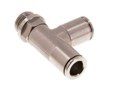 8mm x G1/4'' Right Angle Tee Push-in Fitting with Male Threads Brass FKM Rotatable