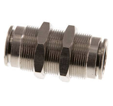 14mm Push-in Fitting Brass NBR Bulkhead