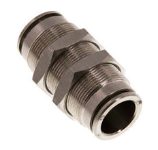 14mm Push-in Fitting Brass NBR Bulkhead