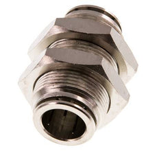 16mm Push-in Fitting Brass NBR Bulkhead