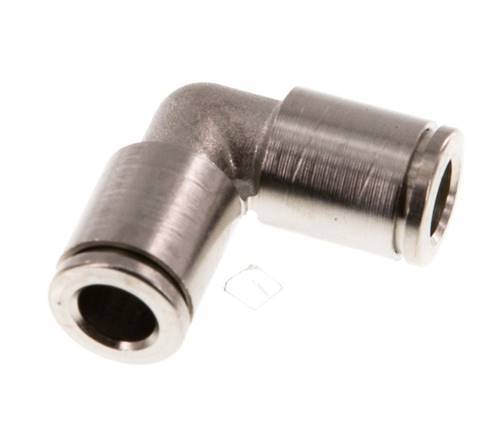 6mm 90deg Elbow Push-in Fitting Brass NBR [2 Pieces]