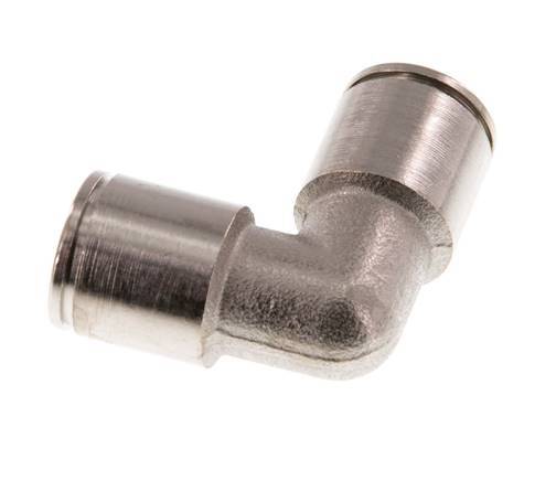 10mm 90deg Elbow Push-in Fitting Brass NBR [2 Pieces]