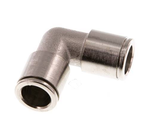 10mm 90deg Elbow Push-in Fitting Brass NBR [2 Pieces]