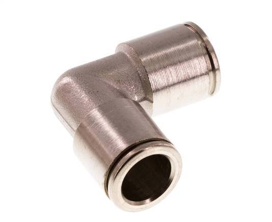 10mm 90deg Elbow Push-in Fitting Brass FKM [2 Pieces]