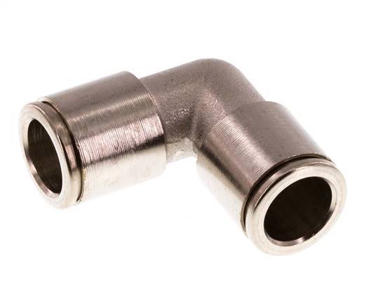 10mm 90deg Elbow Push-in Fitting Brass FKM [2 Pieces]