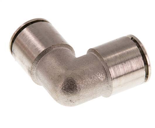 14mm 90deg Elbow Push-in Fitting Brass FKM