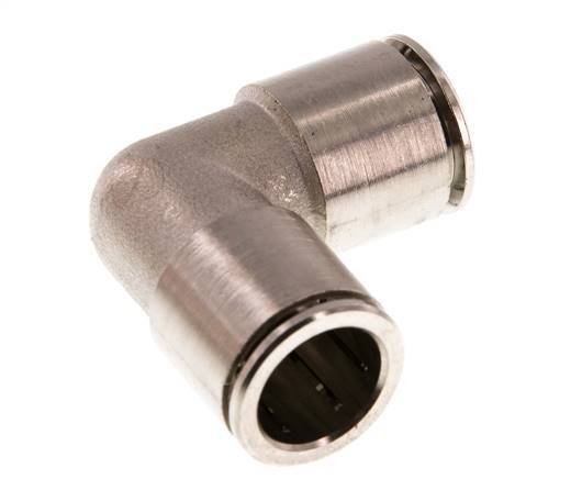 14mm 90deg Elbow Push-in Fitting Brass FKM