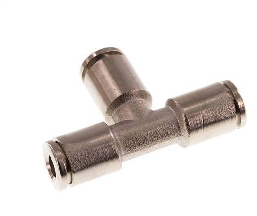 4mm Tee Push-in Fitting Brass NBR [2 Pieces]