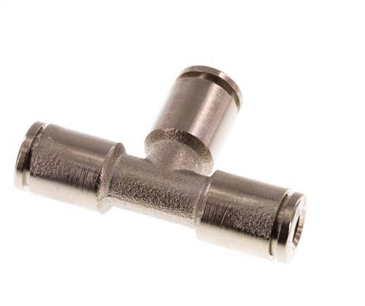 4mm Tee Push-in Fitting Brass NBR [2 Pieces]