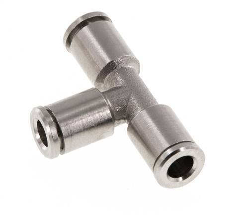 5mm Tee Push-in Fitting Brass NBR [2 Pieces]