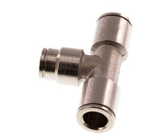 6mm x 8mm Tee Push-in Fitting Brass NBR