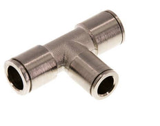 8mm x 10mm Tee Push-in Fitting Brass NBR