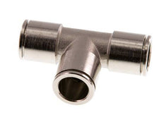 14mm Tee Push-in Fitting Brass NBR