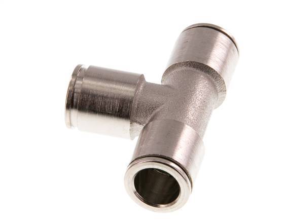 10mm Tee Push-in Fitting Brass FKM