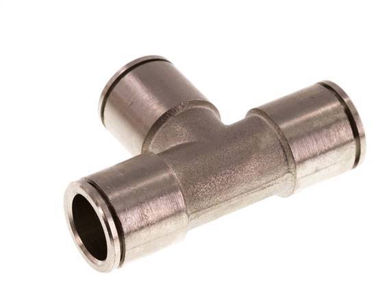 12mm Tee Push-in Fitting Brass FKM