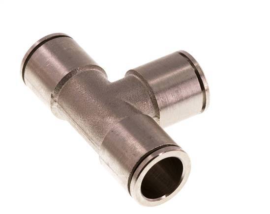 12mm Tee Push-in Fitting Brass FKM