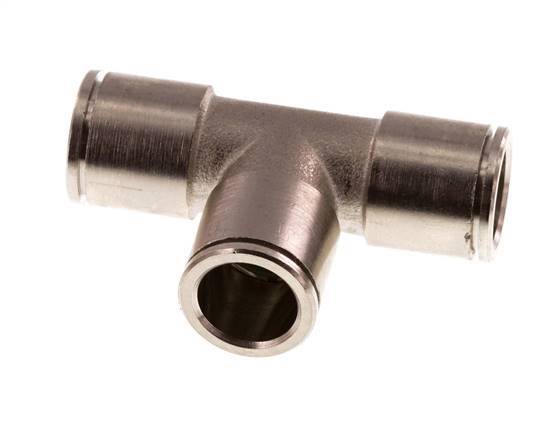 12mm Tee Push-in Fitting Brass FKM