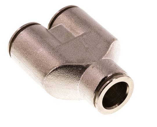12mm Y Push-in Fitting Brass NBR