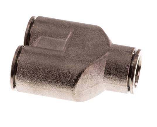 12mm Y Push-in Fitting Brass FKM