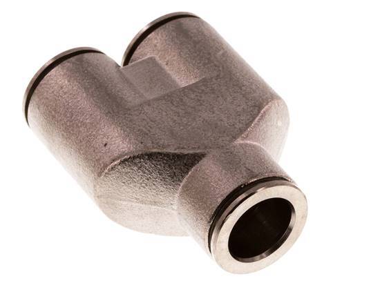 12mm Y Push-in Fitting Brass FKM