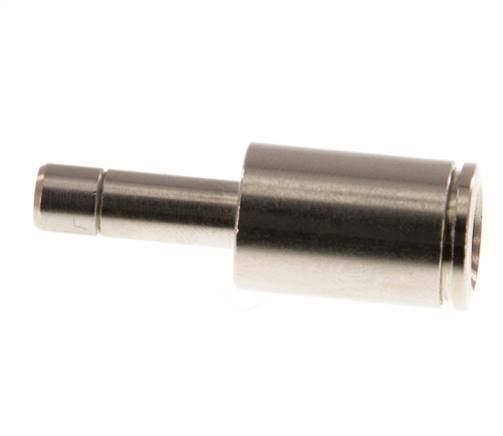 8mm x 6mm Push-in Fitting with Plug-in Brass NBR [2 Pieces]