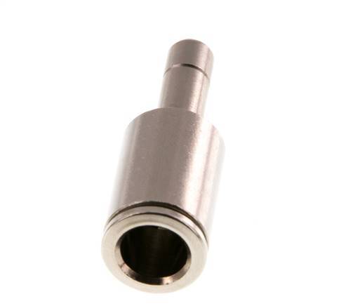 8mm x 6mm Push-in Fitting with Plug-in Brass NBR [2 Pieces]
