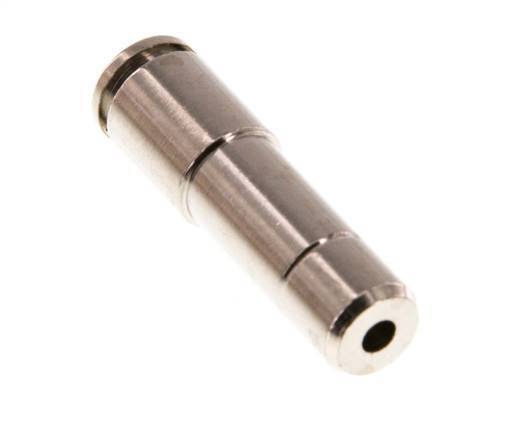 4mm x 8mm Push-in Fitting with Plug-in Brass NBR [5 Pieces]