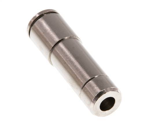 6mm x 10mm Push-in Fitting with Plug-in Brass NBR [2 Pieces]