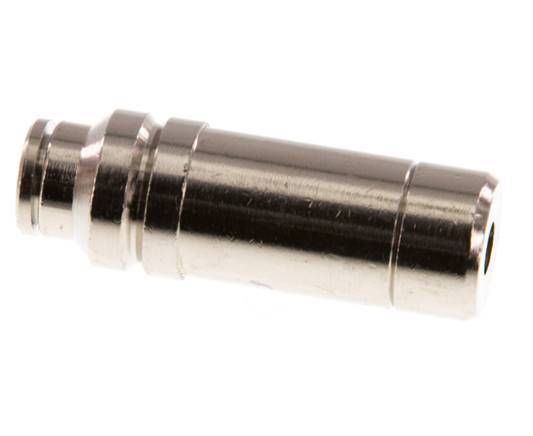 6mm x 14mm Push-in Fitting with Plug-in Brass NBR [2 Pieces]