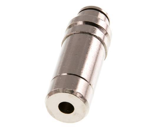 6mm x 14mm Push-in Fitting with Plug-in Brass NBR [2 Pieces]
