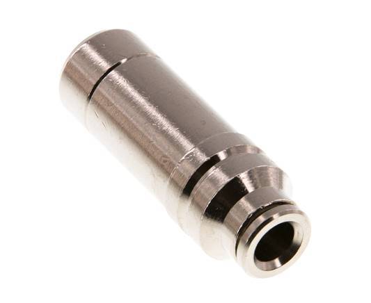 6mm x 14mm Push-in Fitting with Plug-in Brass NBR [2 Pieces]