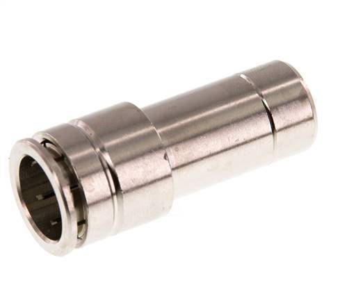 14mm x 16mm Push-in Fitting with Plug-in Brass NBR