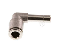 6mm x 6mm 90deg Elbow Push-in Fitting with Plug-in Brass NBR [2 Pieces]