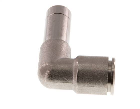 12mm x 12mm 90deg Elbow Push-in Fitting with Plug-in Brass NBR