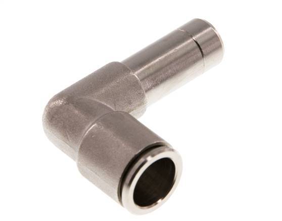 12mm x 12mm 90deg Elbow Push-in Fitting with Plug-in Brass NBR