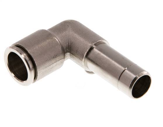 12mm x 12mm 90deg Elbow Push-in Fitting with Plug-in Brass NBR