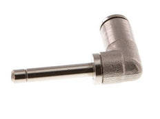 4mm x 4mm 90deg Elbow Push-in Fitting with Plug-in Brass NBR Long Sleeve