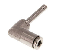 4mm x 4mm 90deg Elbow Push-in Fitting with Plug-in Brass NBR Long Sleeve