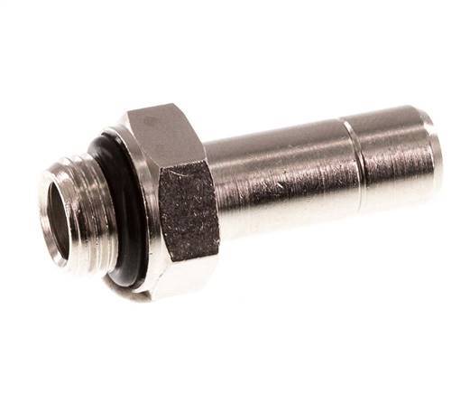 8mm x G1/8'' Plug-in Fitting with Male Threads Brass NBR [10 Pieces]