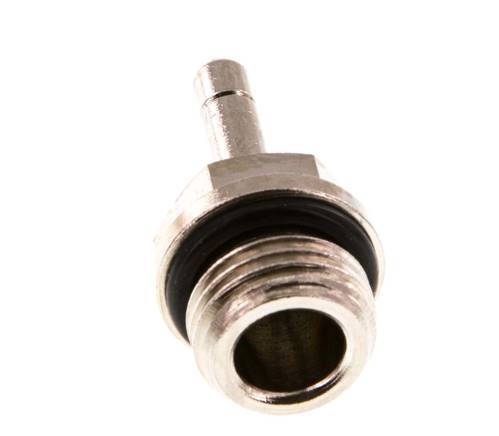 4mm x G1/4'' Plug-in Fitting with Male Threads Brass NBR [5 Pieces]