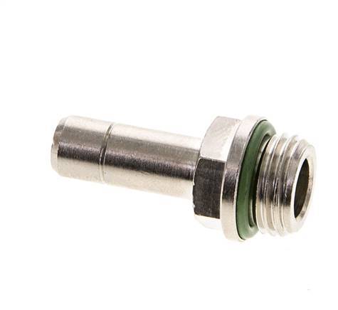 8mm x G1/4'' Plug-in Fitting with Male Threads Brass FKM [5 Pieces]
