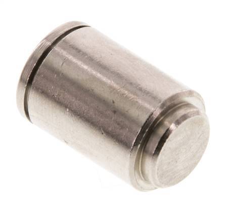 8mm Cap Brass NBR [2 Pieces]