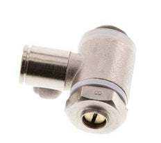 Flow Control Valve Meter-Out Elbow 8 mm - G1/4'' Brass Slotted Screw Banjo