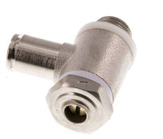 Flow Control Valve Meter-In Elbow 4 mm - G1/8'' Brass Slotted Screw Banjo