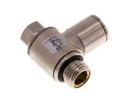 Flow Control Valve Meter-Out Elbow 10 mm - G1/4'' Brass Slotted Screw