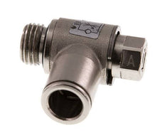 Flow Control Valve Meter-In Elbow 10 mm - G1/4'' Brass Slotted Screw