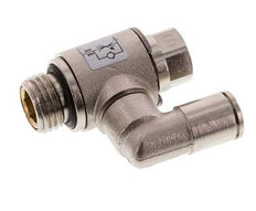 Flow Control Valve Meter-Out Rotatable 6 mm - G1/4'' Brass Slotted Screw