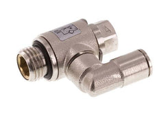 Flow Control Valve Meter-In Rotatable 6 mm - G1/4'' Brass Slotted Screw