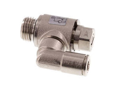 Flow Control Valve Meter-In Rotatable 6 mm - G1/4'' Brass Slotted Screw