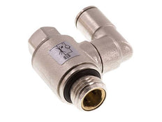 Flow Control Valve Meter-In Rotatable 6 mm - G1/4'' Brass Slotted Screw